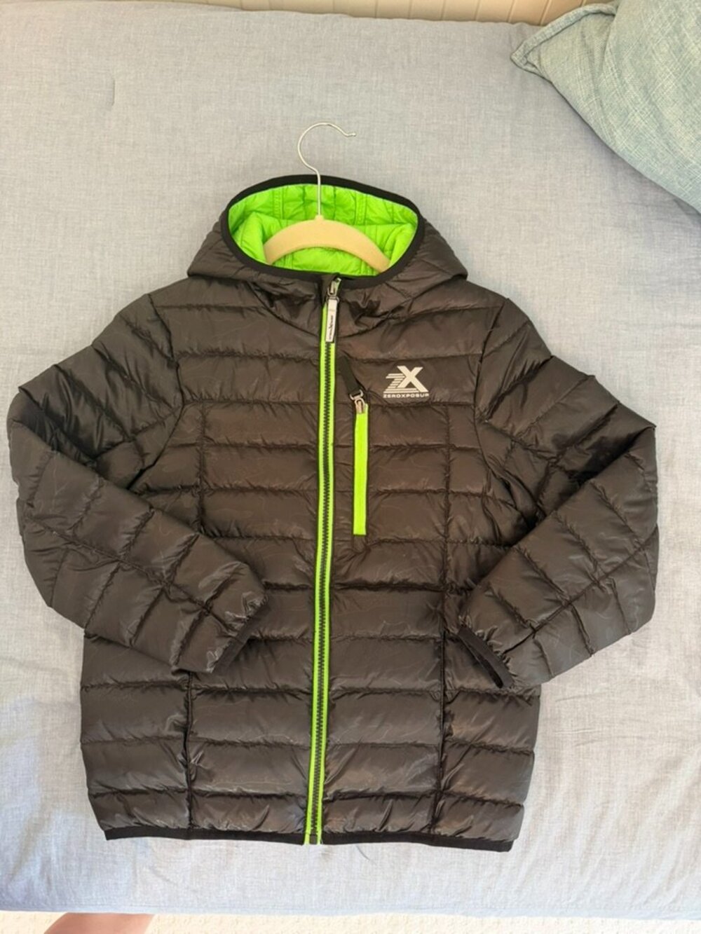 Kids ZeroXposur Puffer Jacket with Hood - Size 7/8